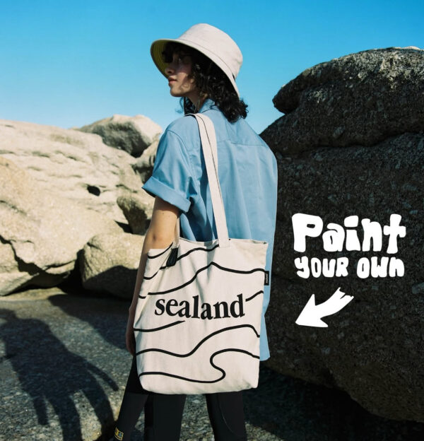 Sealand x Artwave | Tote bag painting JHB